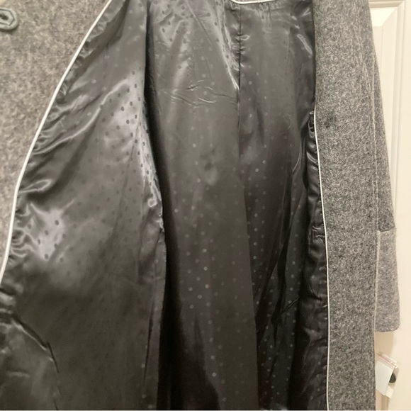 BEBE Women’s Hooded Coat - Gray Size Large - Picture 10 of 14